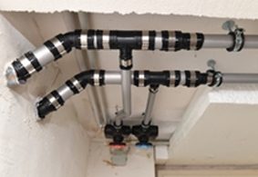 Trinkwasserinstallation im Neubau
